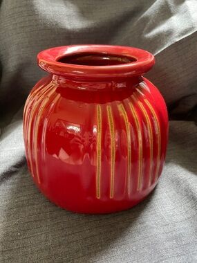Heavy well made vase/kitchen tool canister Ceramic Decorative Vase - Unbranded